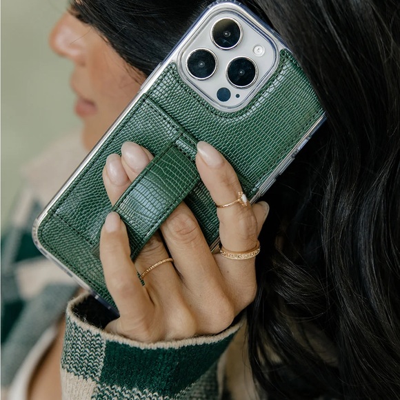 Walli iPhone 13 Pro Max Case Trio - Brown, Cream, Green - Picture 7 of 8